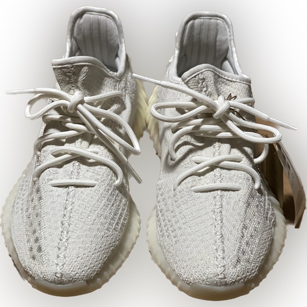 Yeezy Boost 350 V2, white, size men’s 8, new with box.